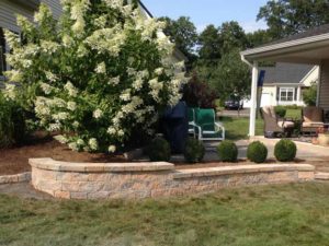 Encore Landscaping LLC of Enfield CT Low Accent Wall